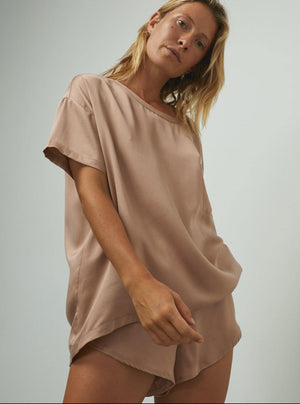 Short silk pyjama set 