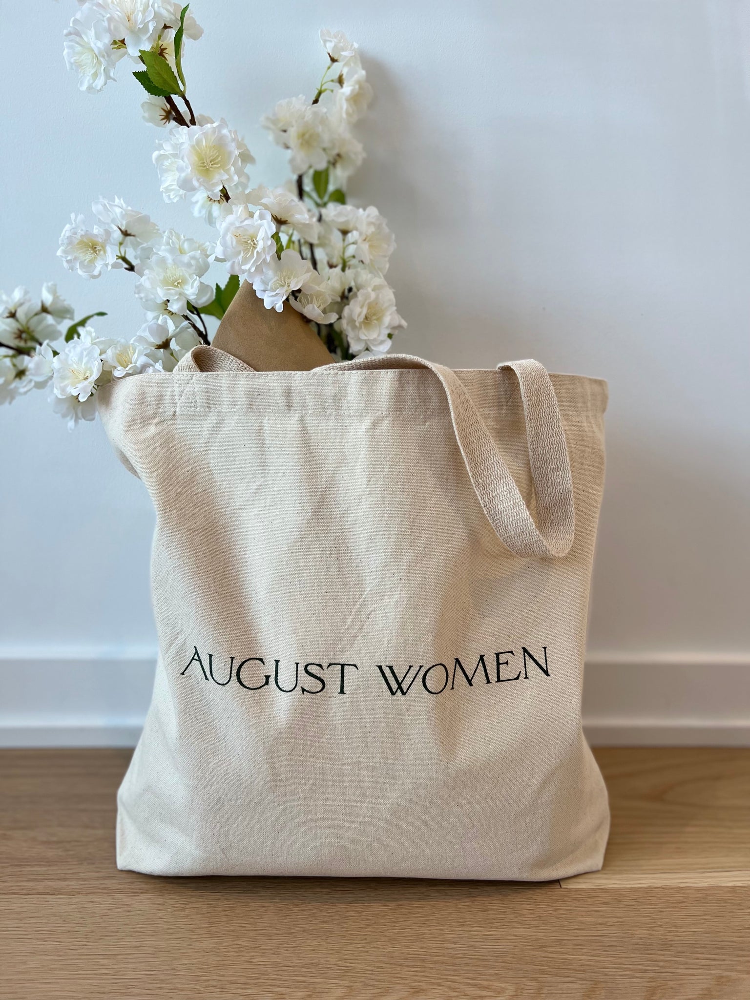 August Women Canvas Tote Bag