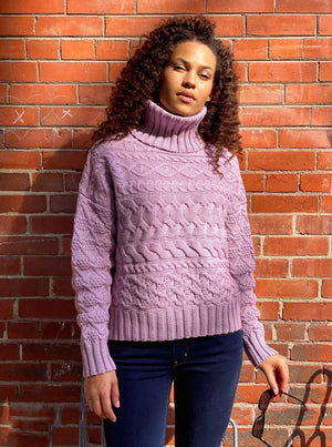 Women's turtleneck sweater