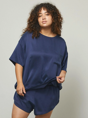 Washable Silk Tee Set