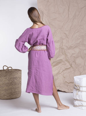 Gorgeous linen kaftan for women.