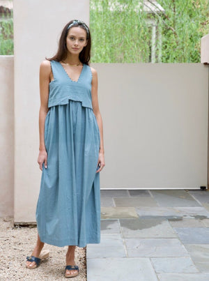 maxi sleeveless dress